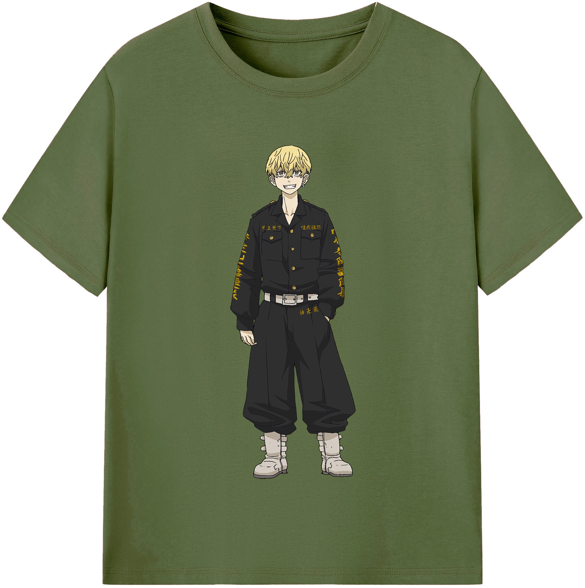 （画像用） 東京リベンジャーズ Tokyo Revengers 綿100％半袖Tシャツ（フロントプリント）